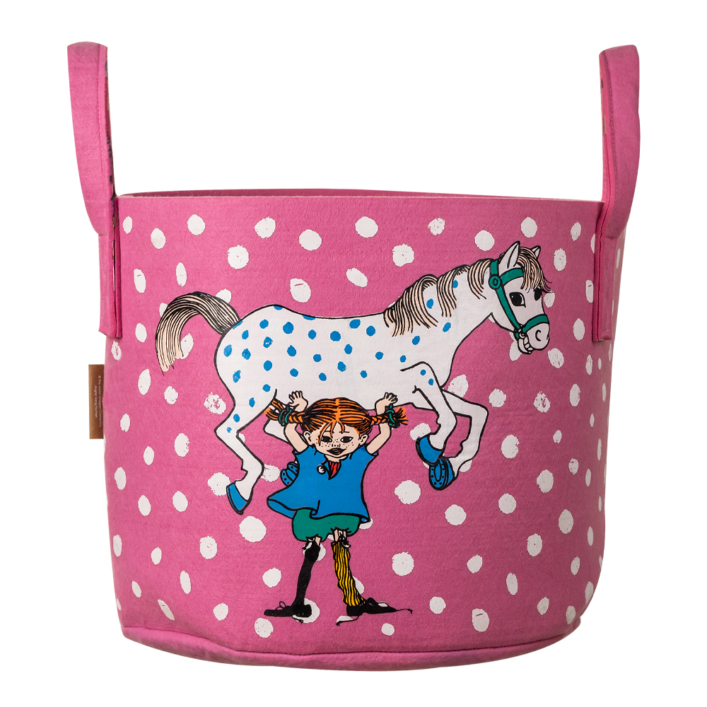 Pippi Förvaringskorg 35x31 cm Pippi & Lilla gubben