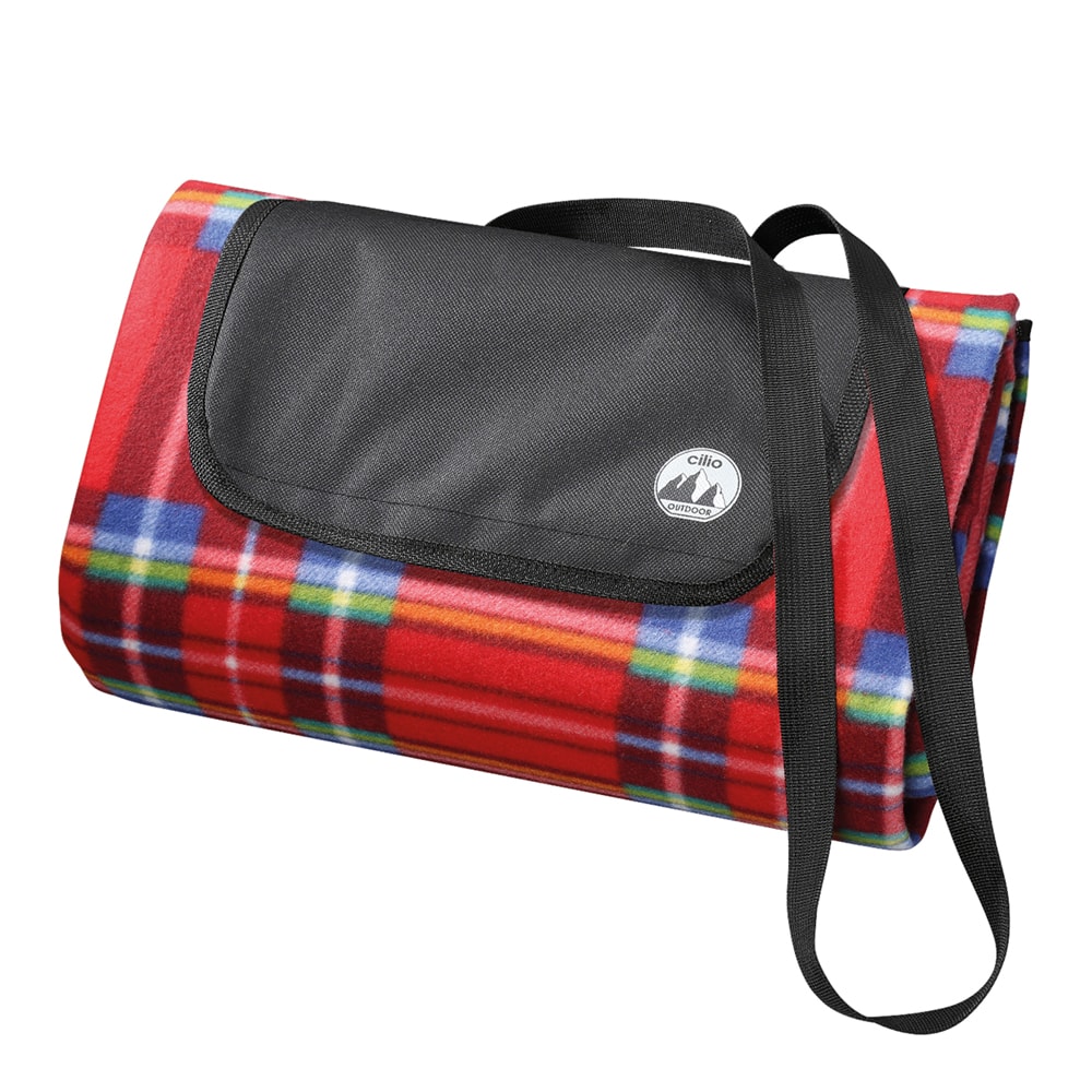 Beach Picknickfilt Röd Rutig