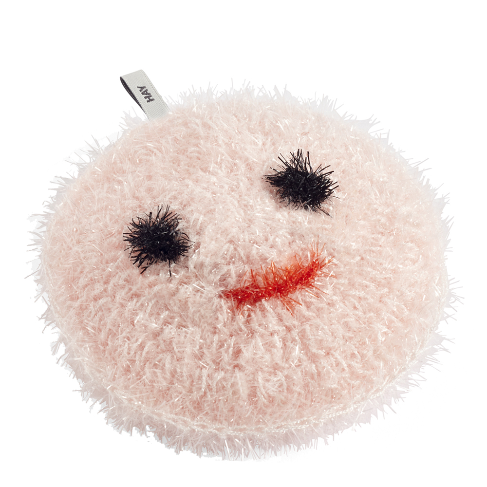 Leo Skursvamp 12 cm Rosa