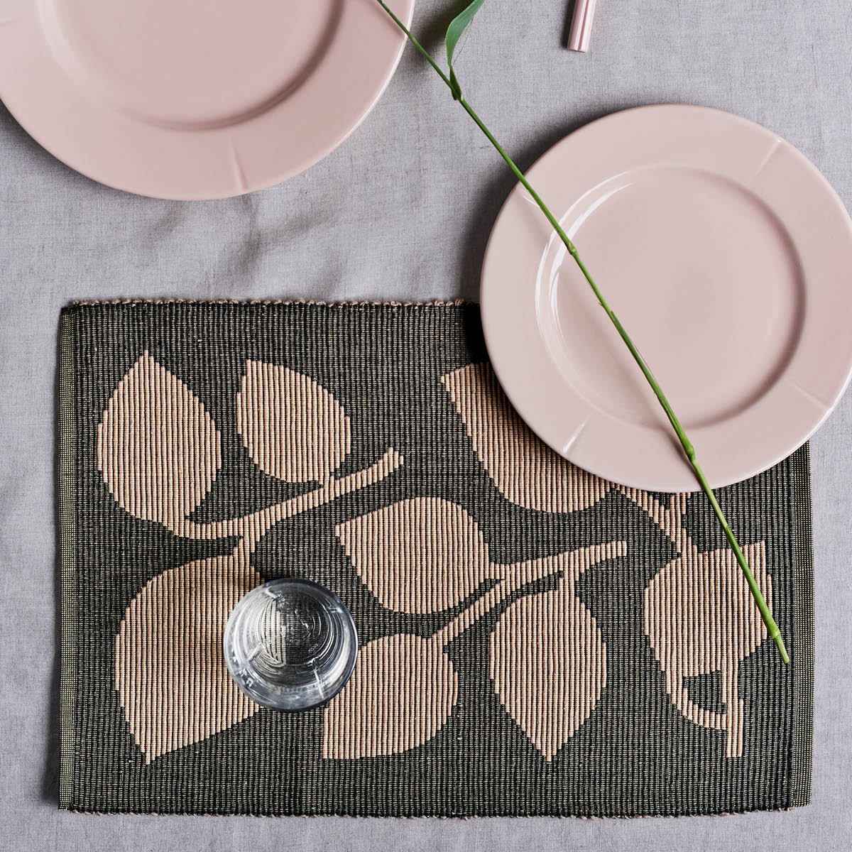 Outdoor Natura Bordstablett 43x30 cm Gr&ouml;n/Sand