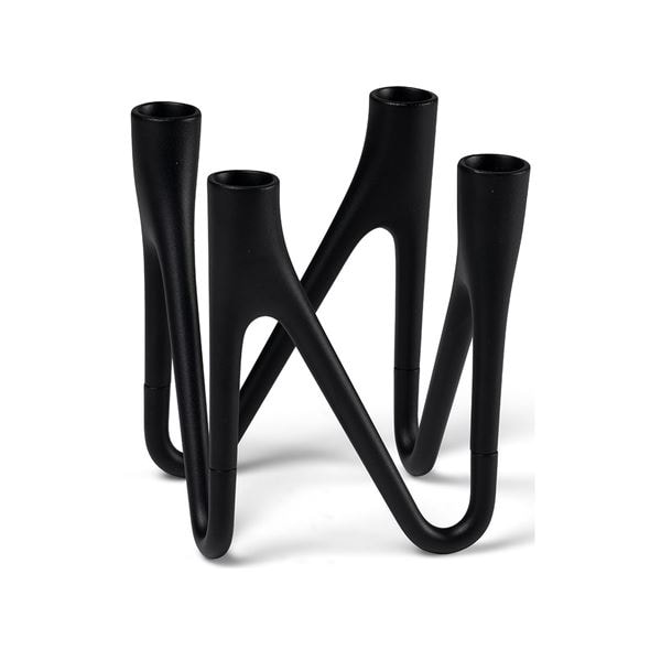 Roots Ljusstake 4 ljus Svart