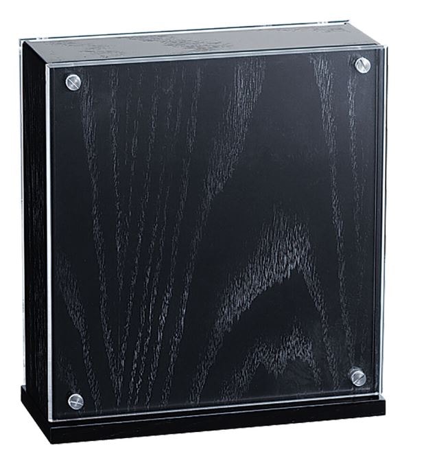 Knivblock 26x24x10 cm Svart