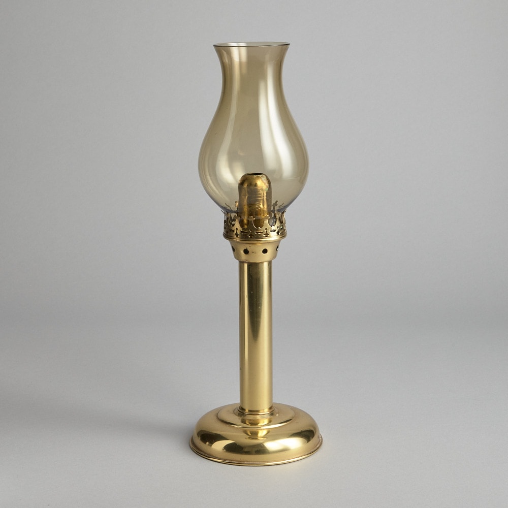 SÅLD Ljuslykta med Glaskupa