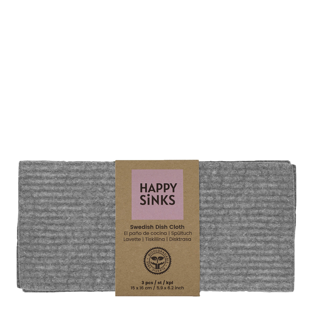 Happy Disktrasa Swedish 3-pack Grå