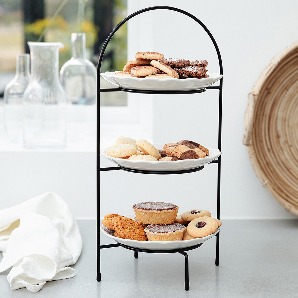 Orient Trippelställ 43 cm Svart