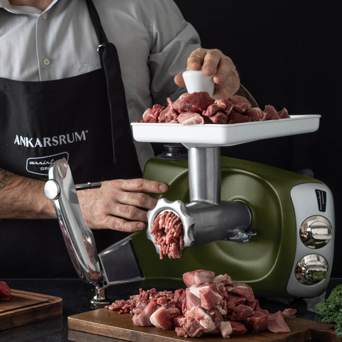 Ankarsrum Assistent Original Köksmaskin Olivgrön