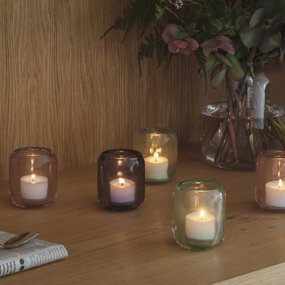 Acorn Ljuslyktor 2-pack Rose