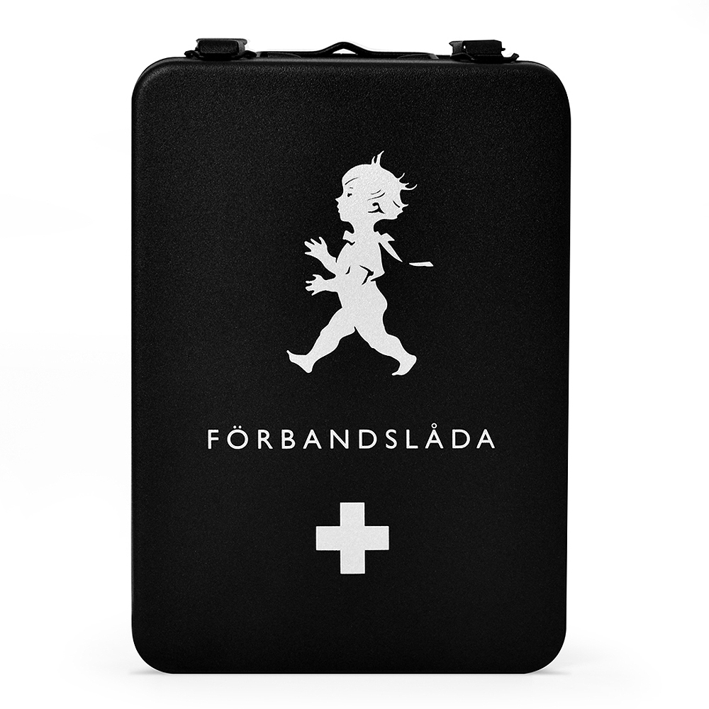 Förbandslåda / Medicinskåp Svart