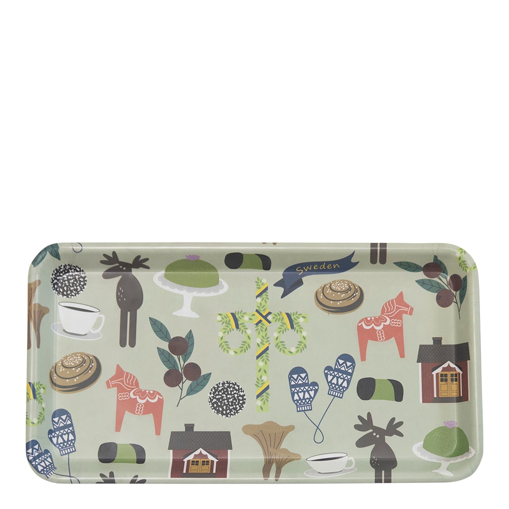 Bricka Like a Swede Rektangulär 30x16x2 cm Multi