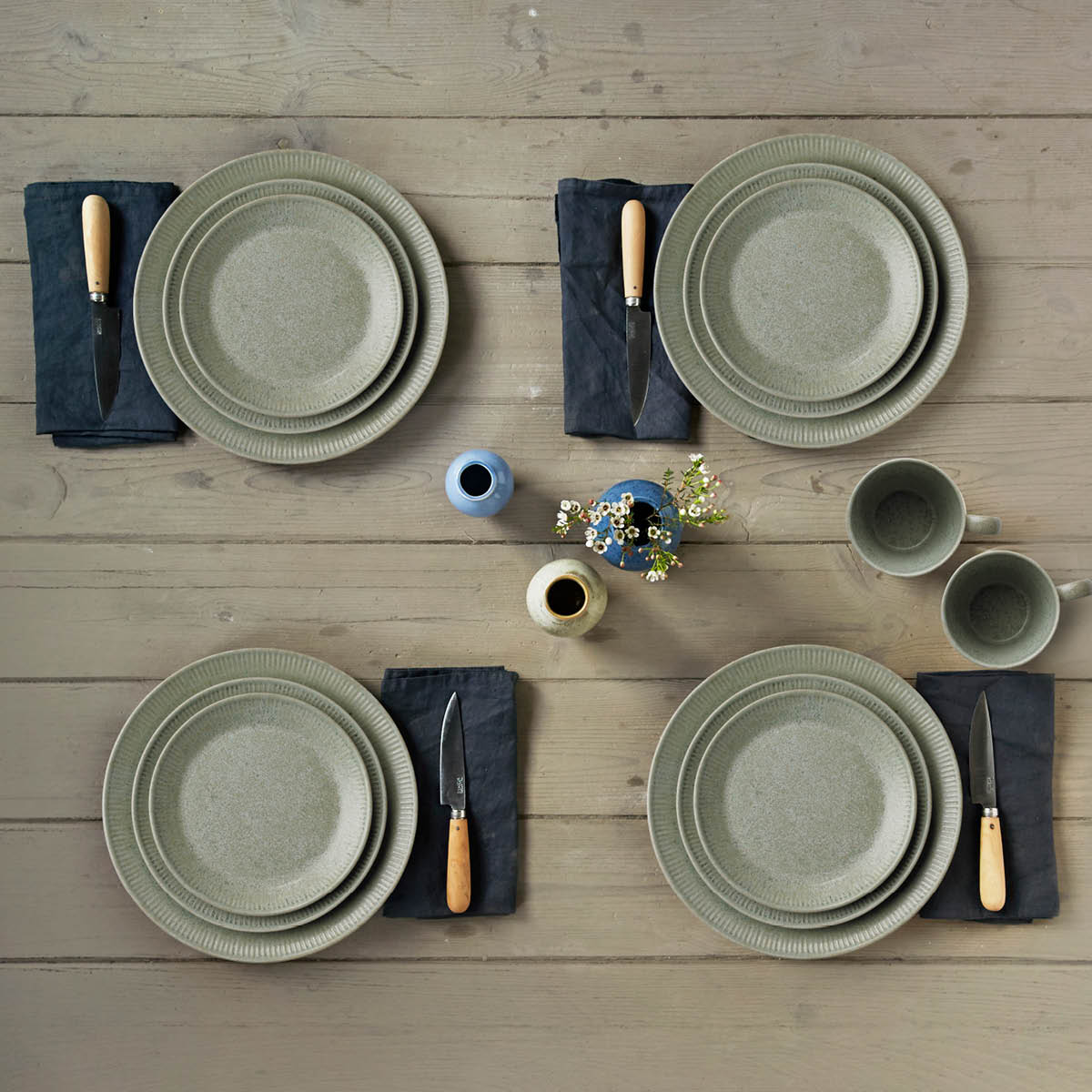 Knabstrup Tallrik 22 cm Olive