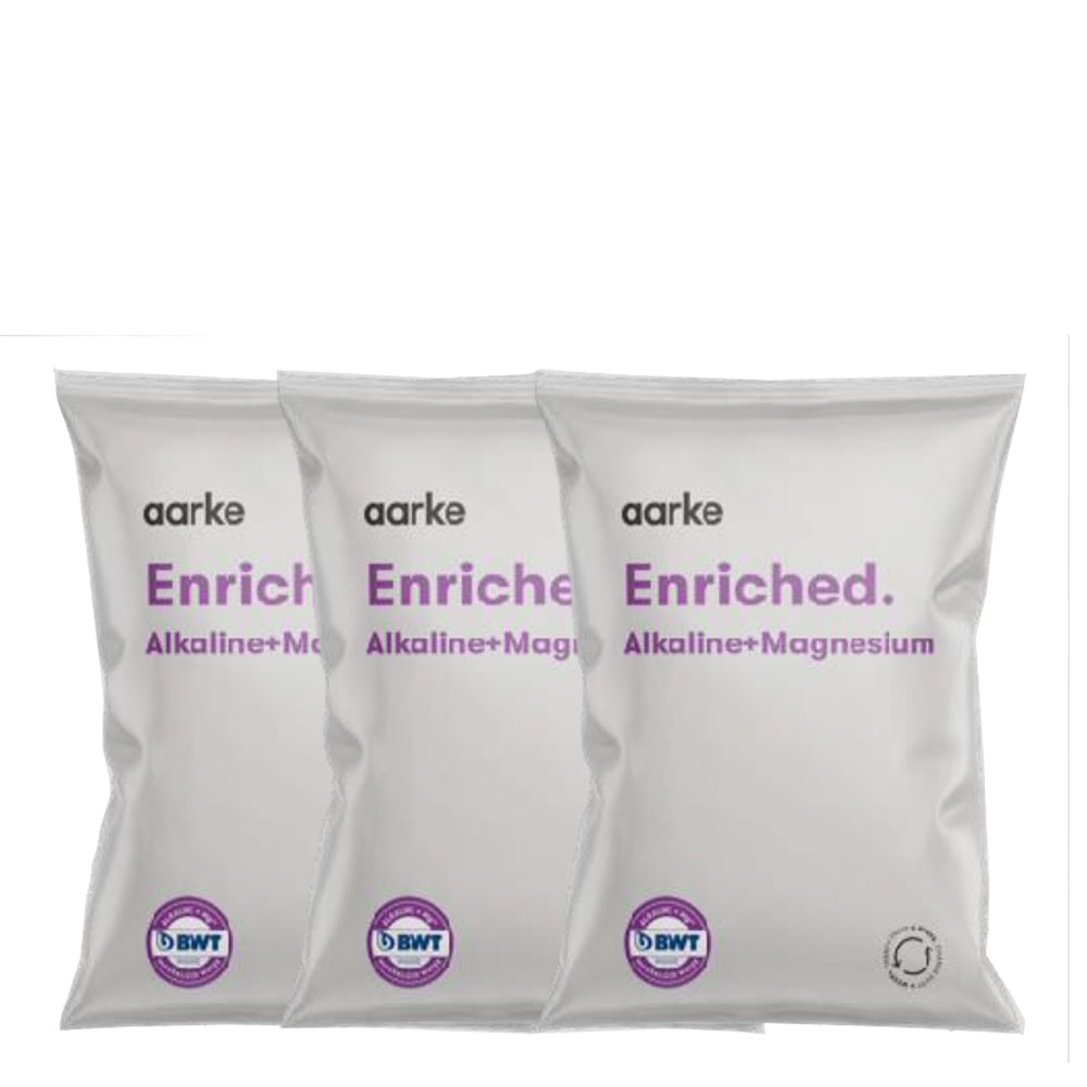 Aarke Vattenfilter Påfyll Enriched 3-pack
