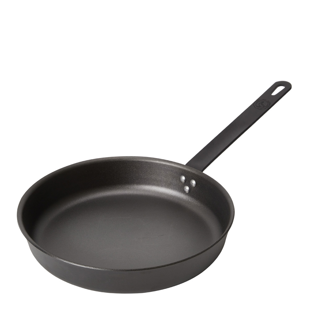 Stekpanna i kolstål 28 cm Svart