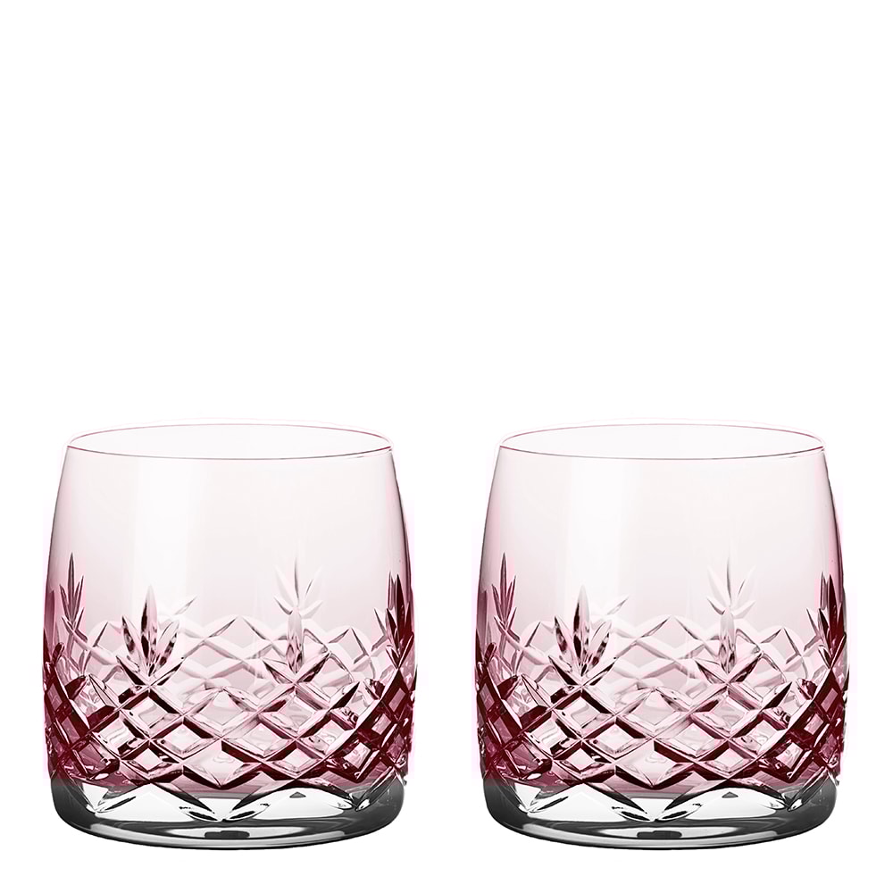Crispy Aqua Glas 23 cl 2-pack Rosa
