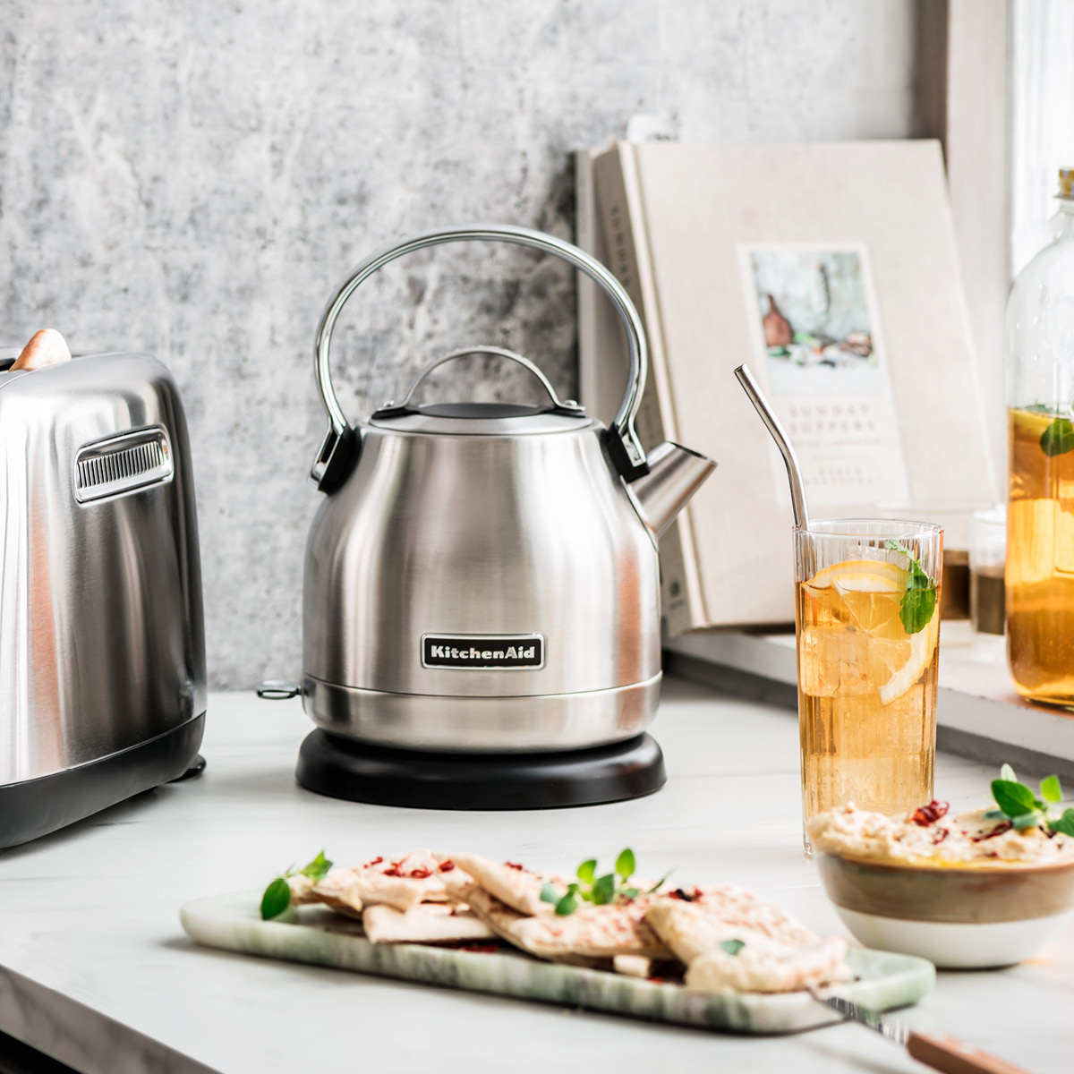 KitchenAid Classic Vattenkokare 1,25 L St&aring;l