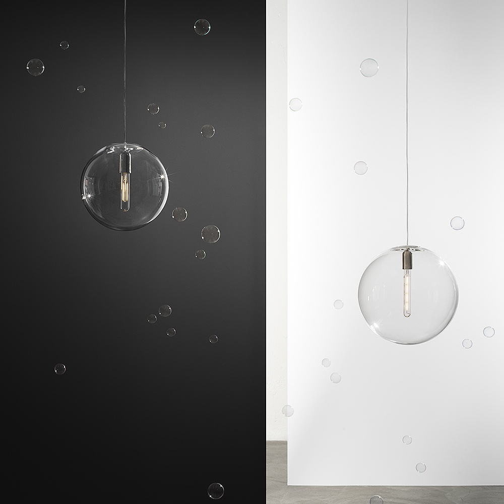 Luna Taklampa Large 40 cm Klar