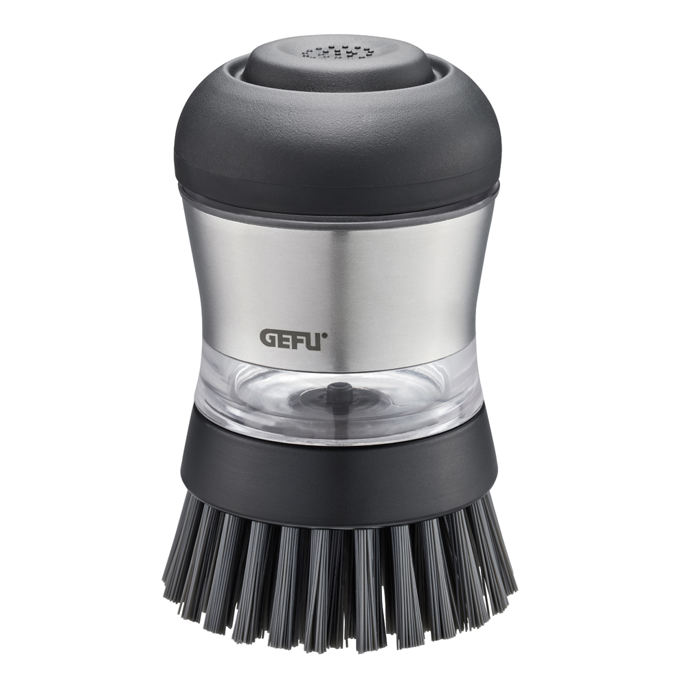 Diskborste med dispenser Rostfri