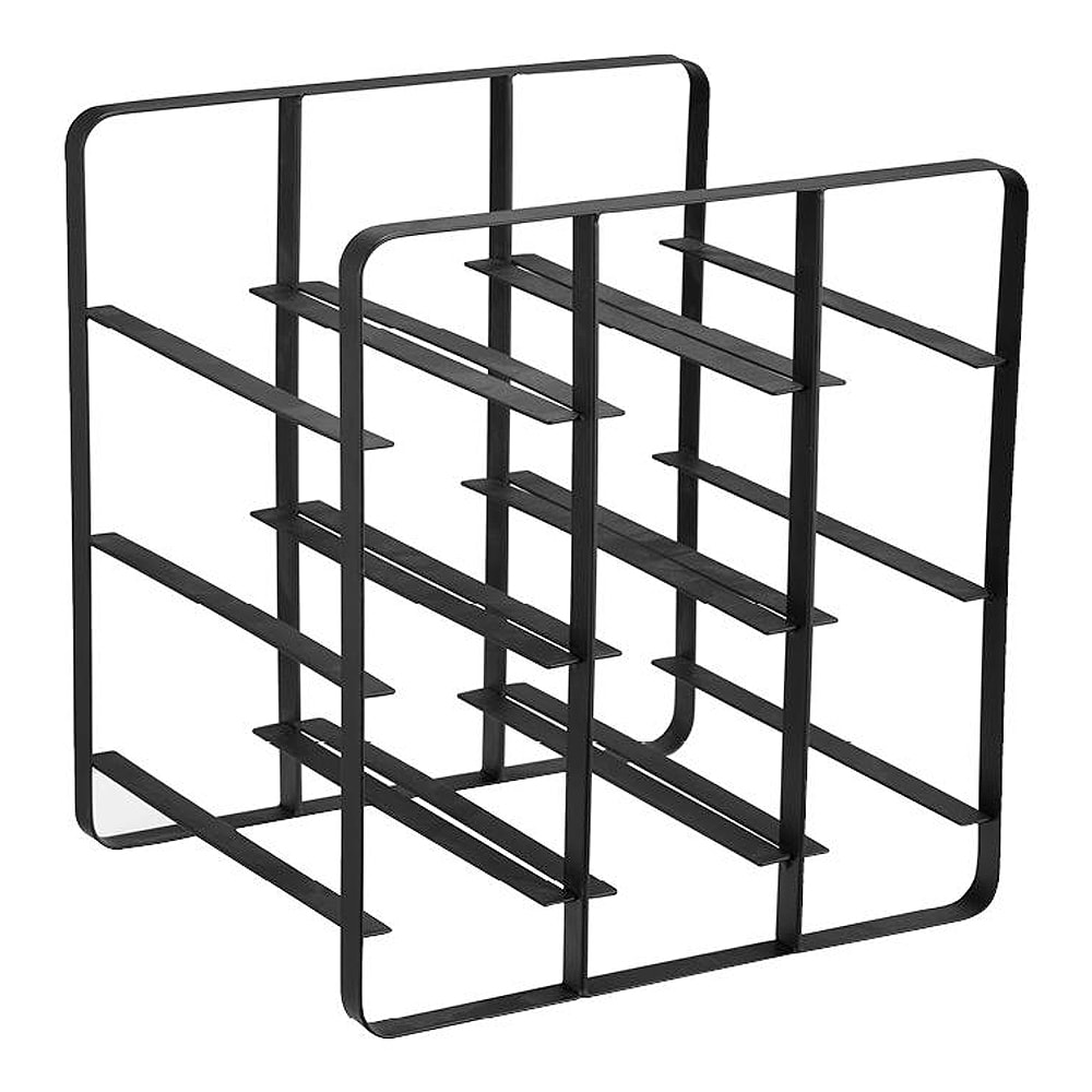 Vinia Vinställ 9 flaskor Svart matt