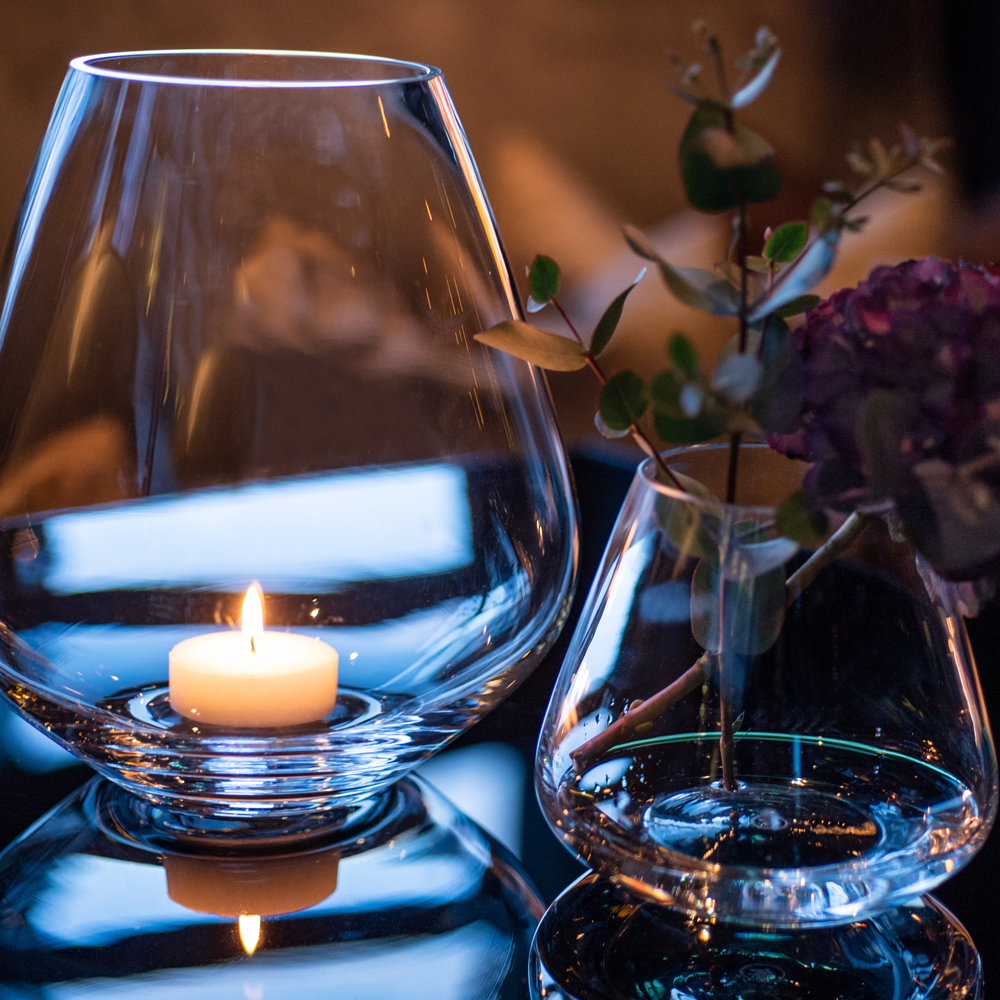 Rocks Vas 22 cm Klar