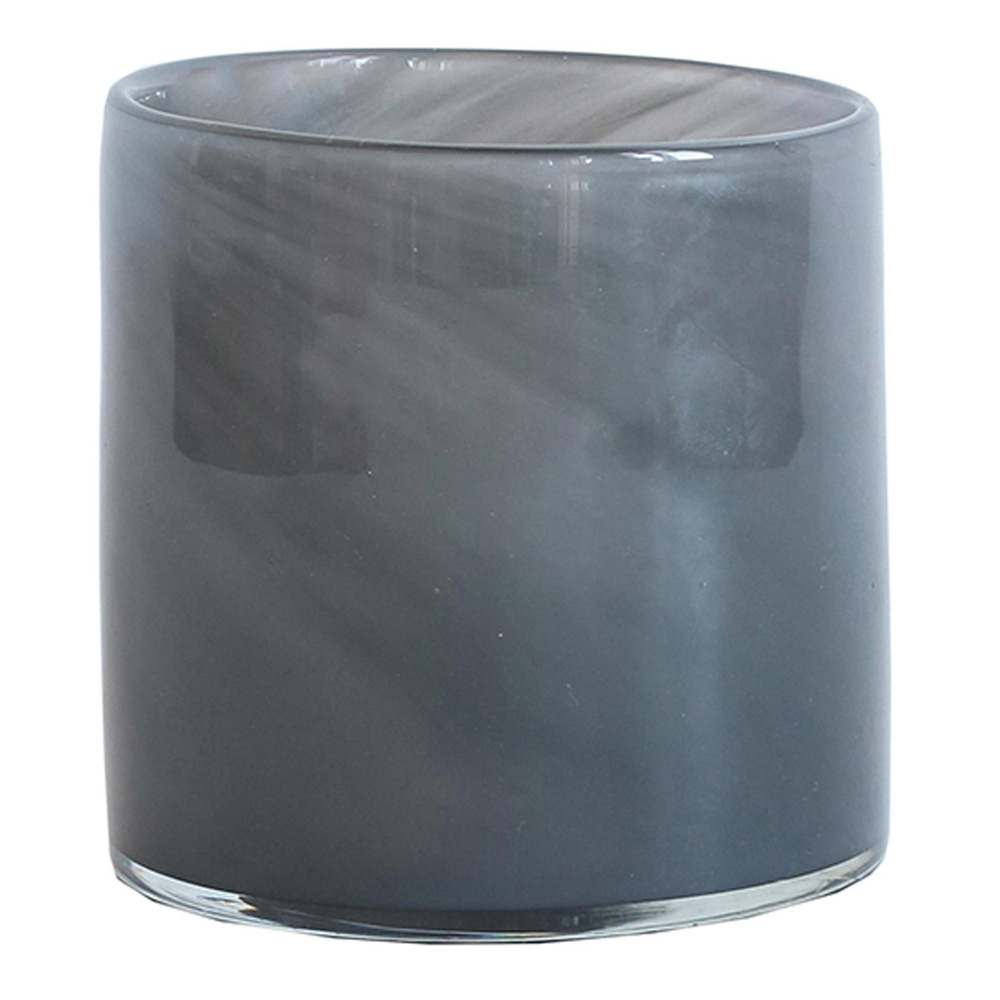 Lyric Ljuslykta 8x8 cm Dark Grey