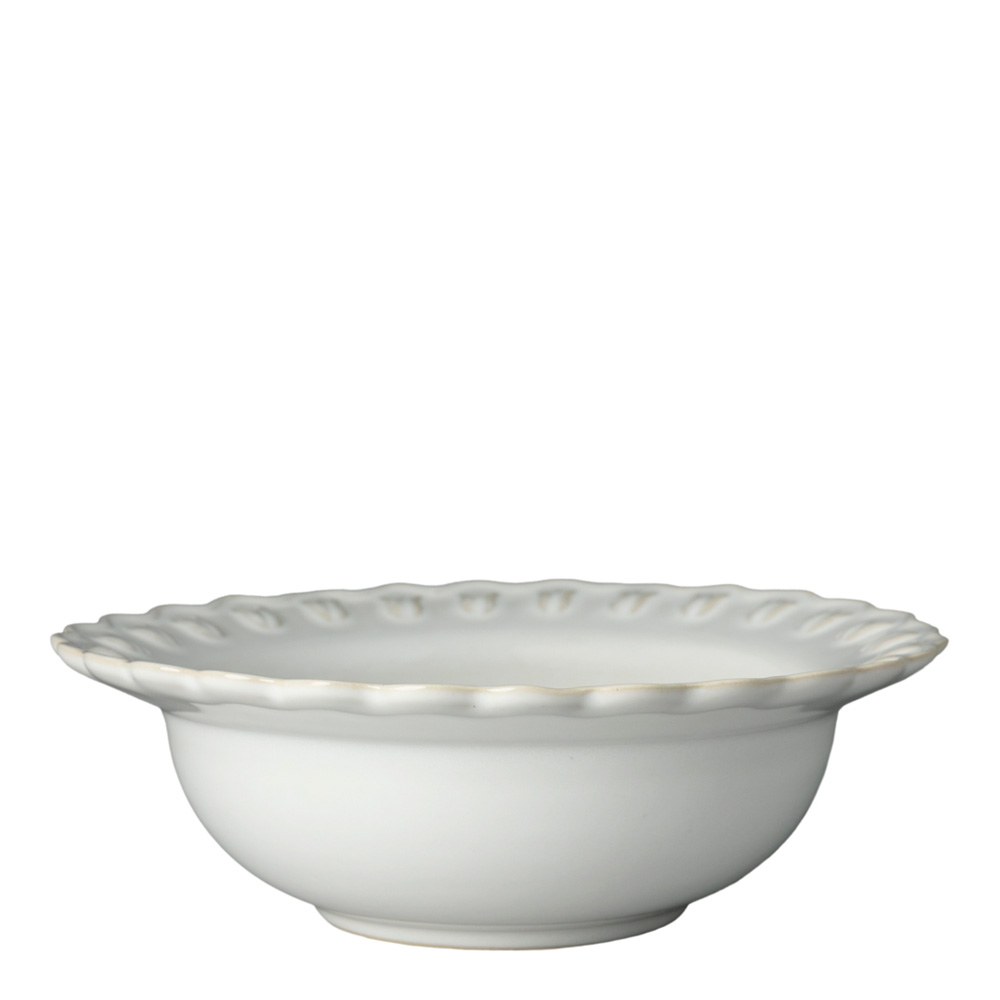 Tulipa Djup Tallrik 23 cm Vit