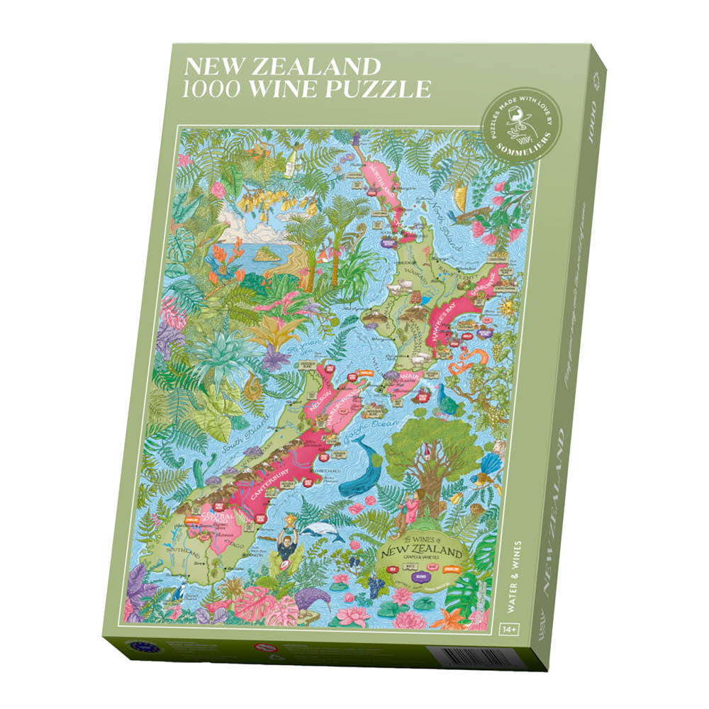 Vinpussel - Nya Zeeland 1000 bitar Grön