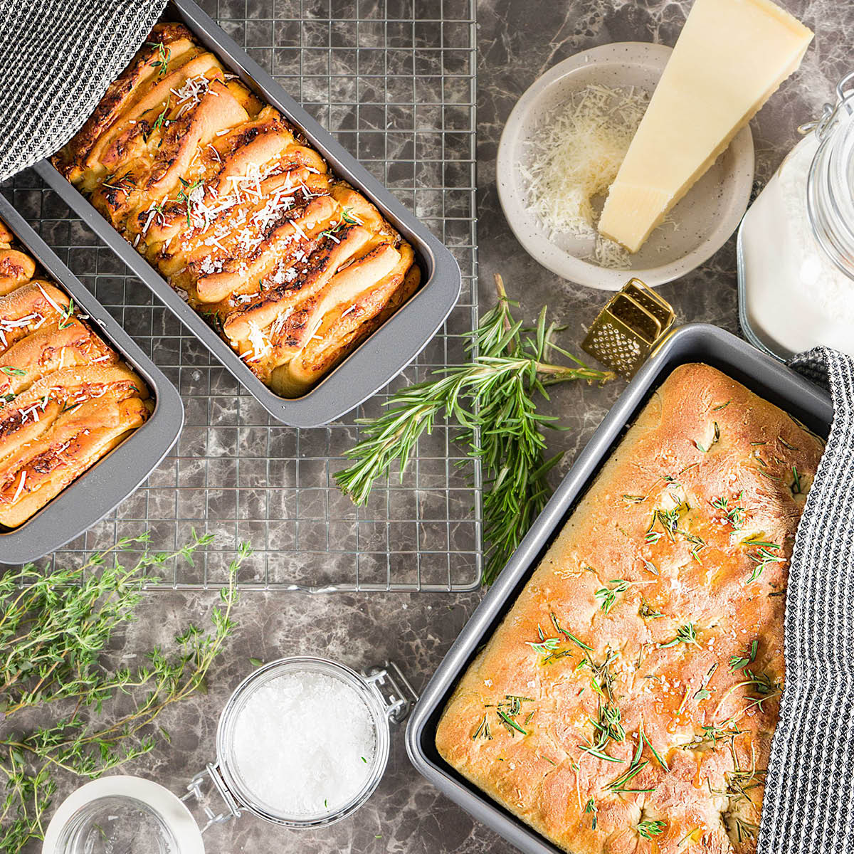 bAYk Brödform 35 cm 2-pack Mörkgrå