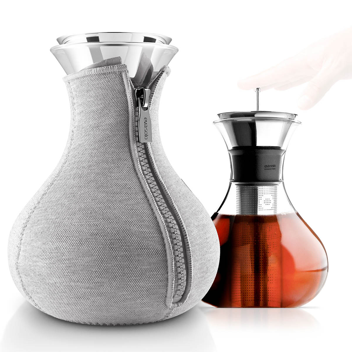 Tebryggare 1L Ljus Grå Woven