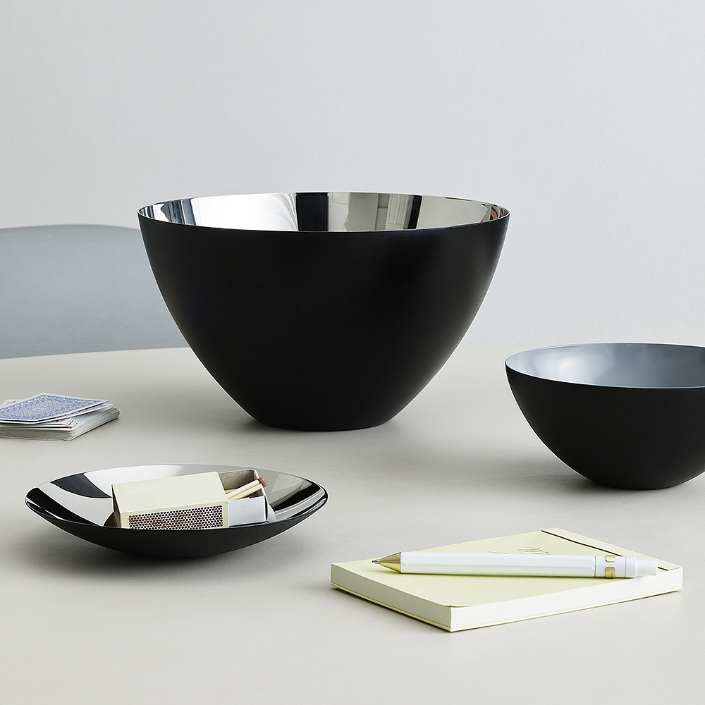 Krenit Skål 25 cm Silver