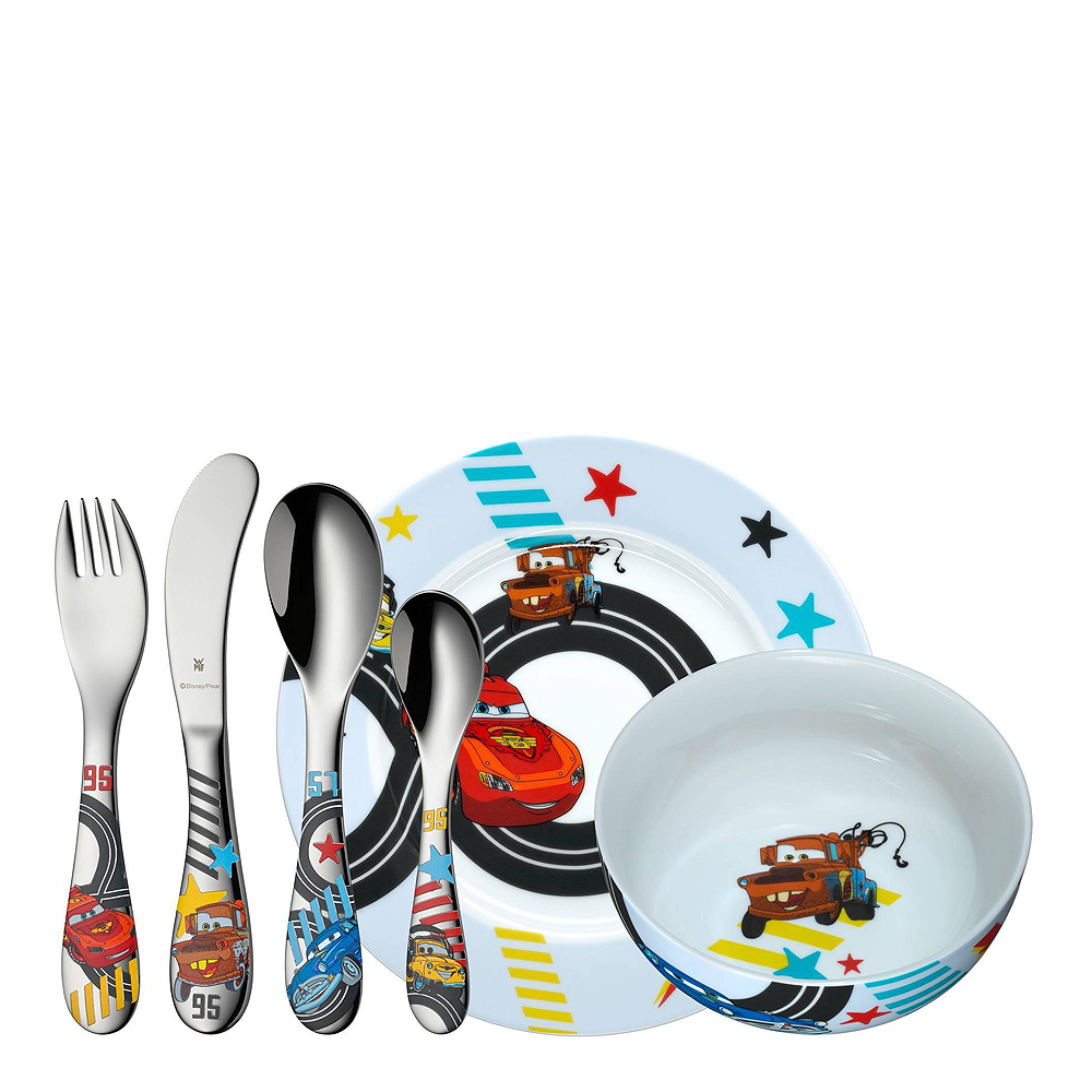 Bilar Barnservis 6 delar