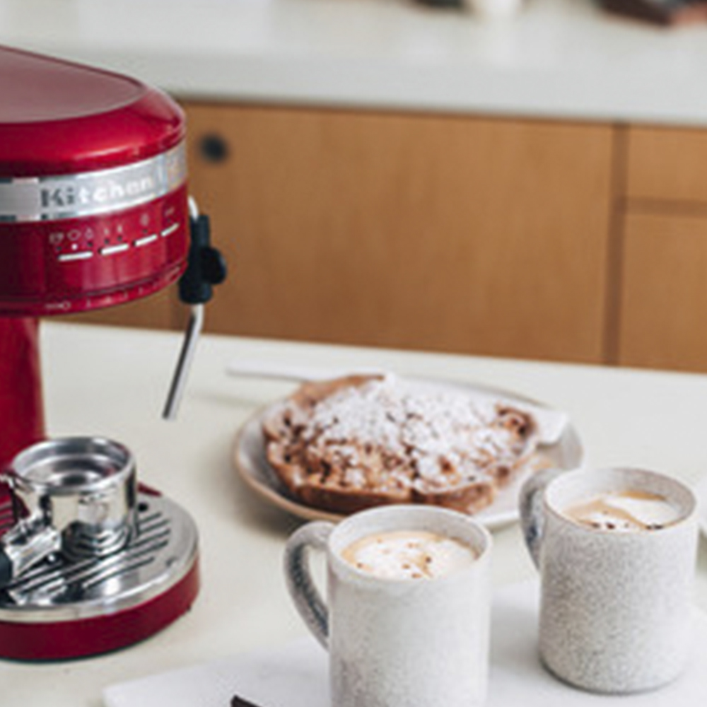 KitchenAid Artisan Espressomaskin Röd Metallic
