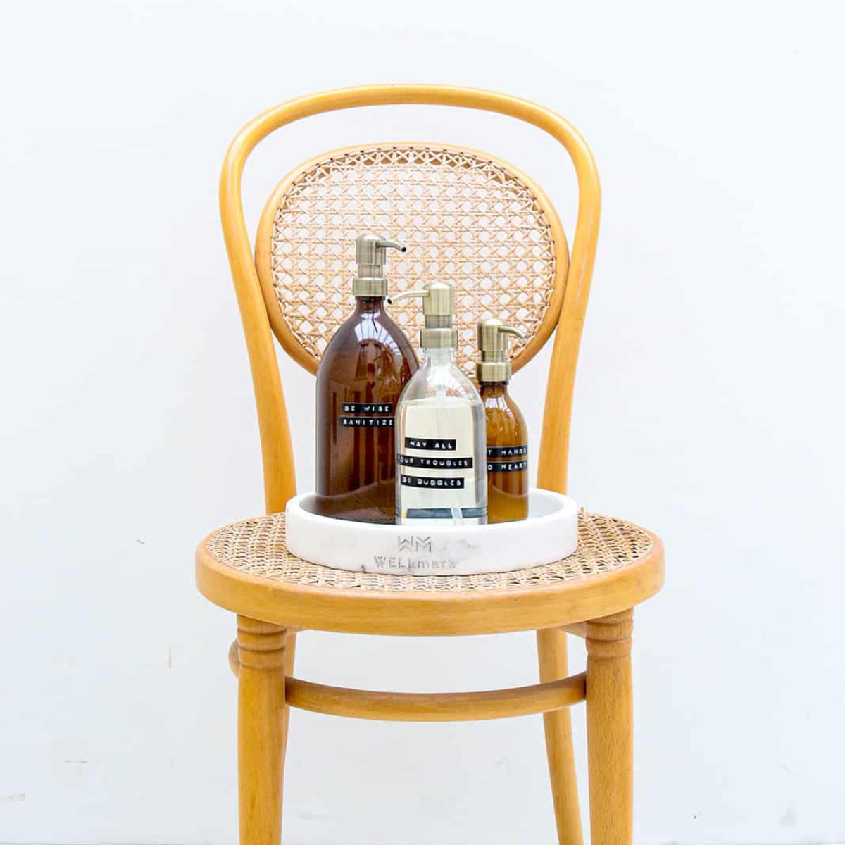 Handkräm med pump 0,25 L Mässing/Brun