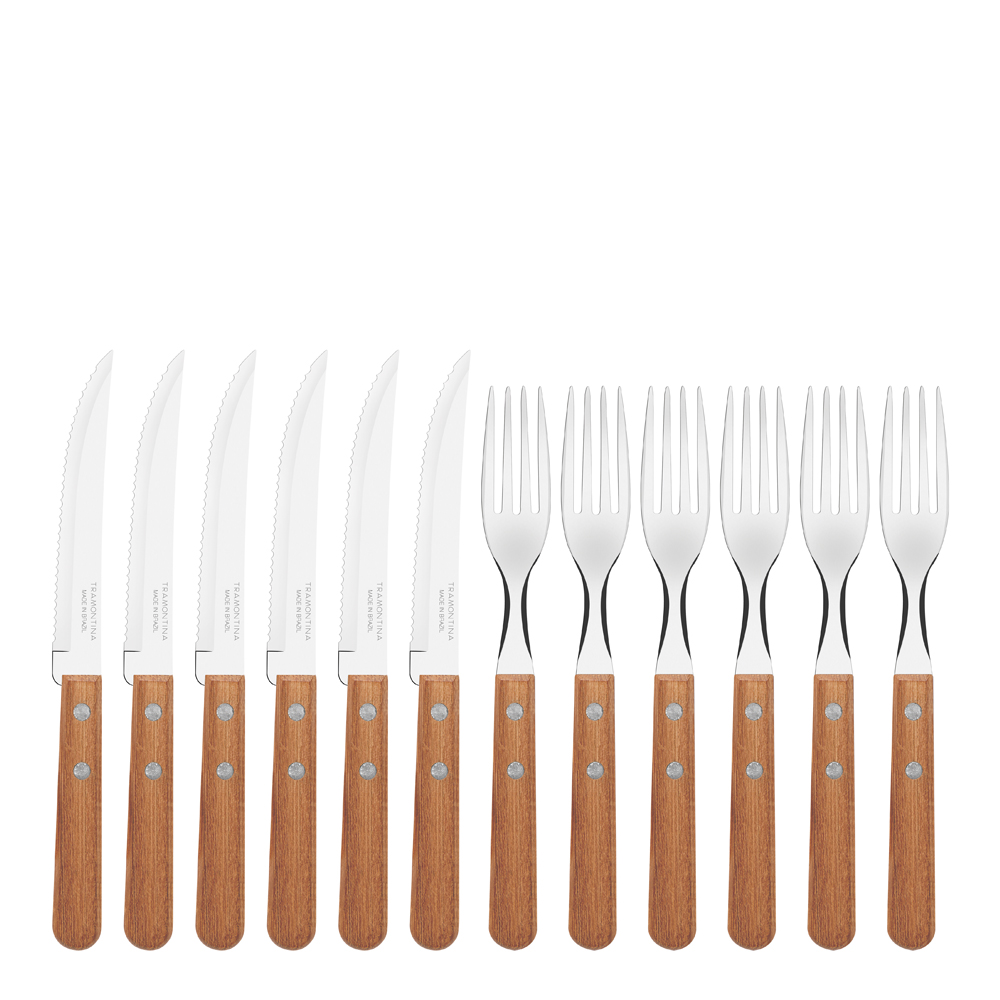 Churrasco Grillbestick 12 delar Jatoba-trä