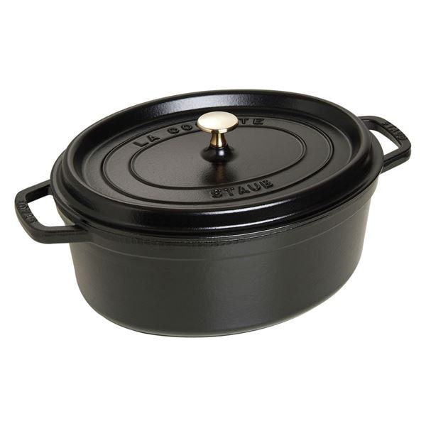 La cocotte Oval Gryta 5,5L Svart