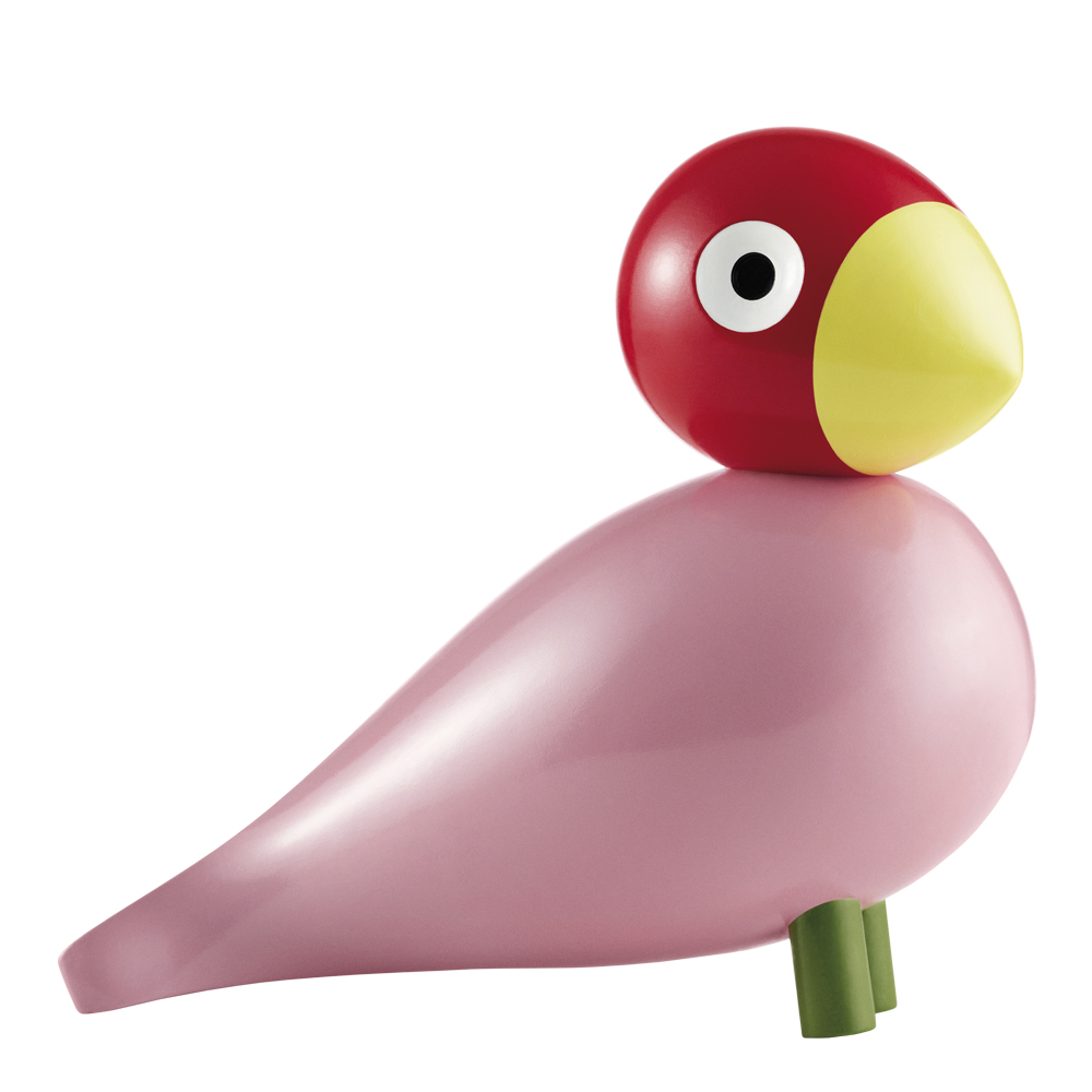 Sångfågel 15,1 cm Rosa/Röd