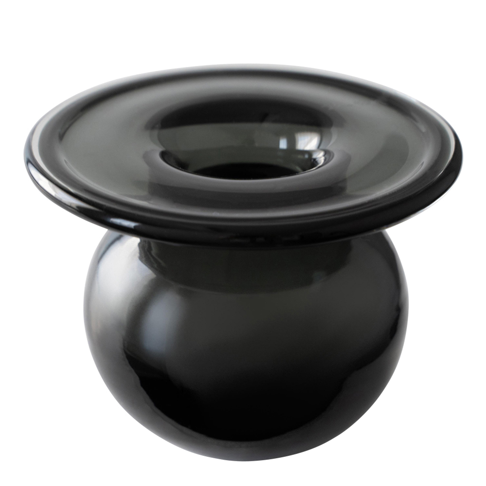 Boblen Vas 7 cm Grå