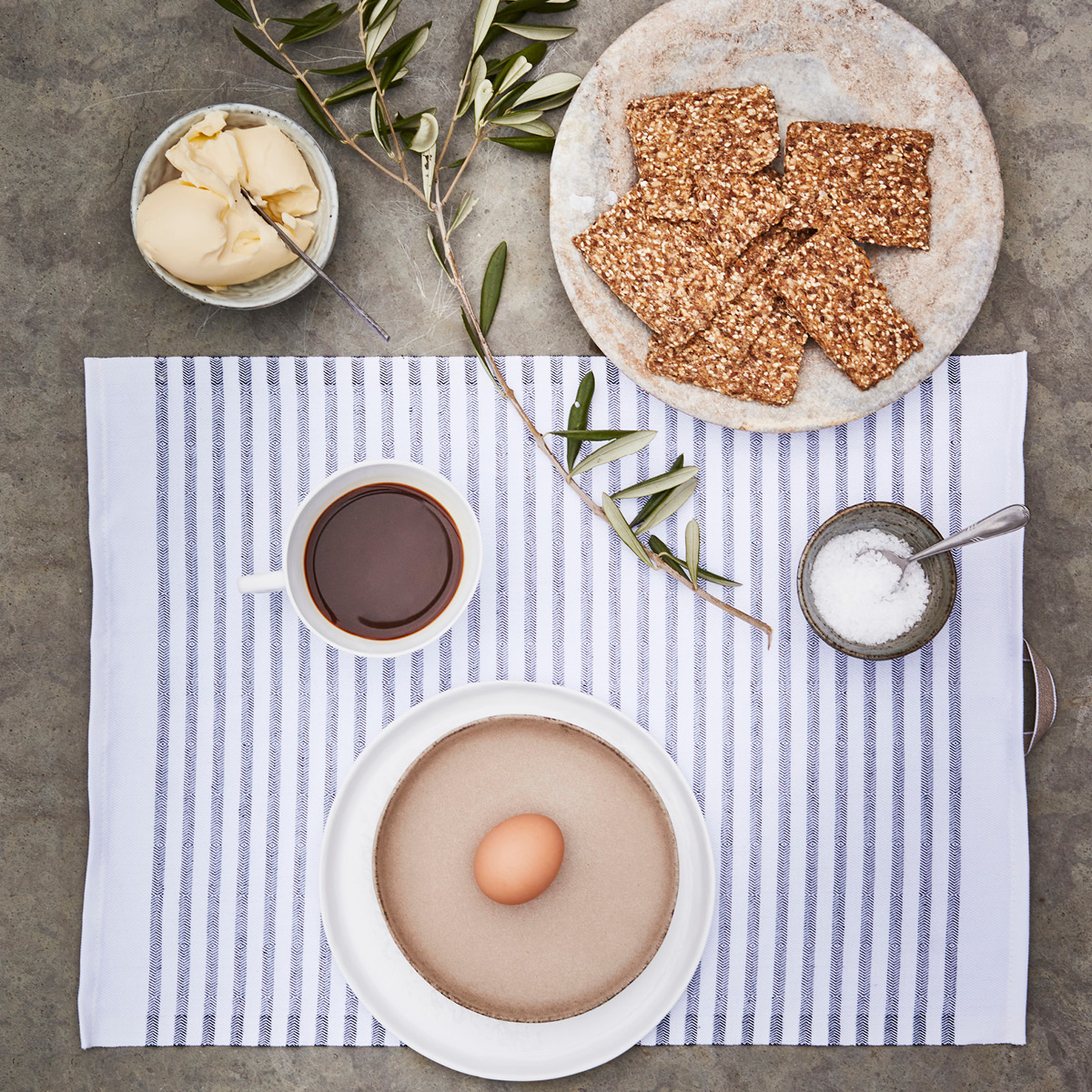 Tv&auml;rs K&ouml;kshandduk 35x50 cm Gr&aring;