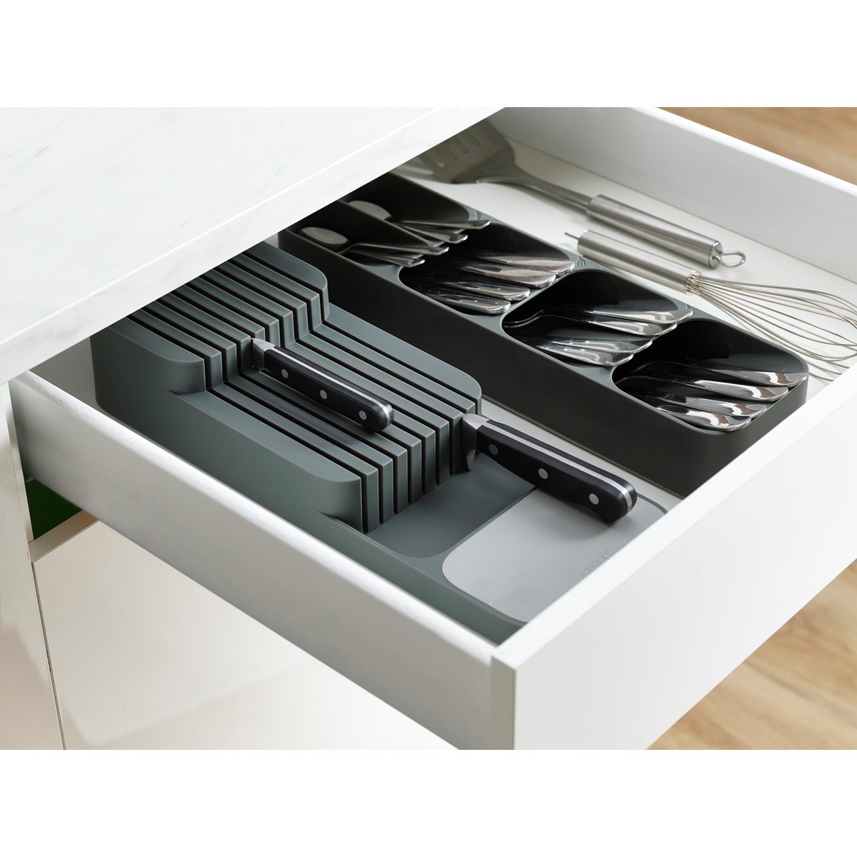 Duo Bestickförvaring 40x11 cm Mörkgrå