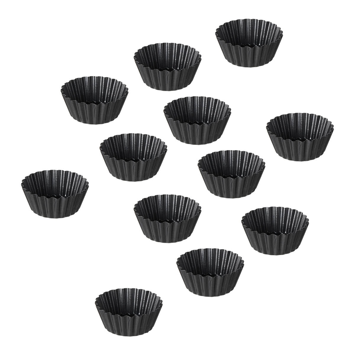 bAYk Mördegsform 6x2,5 cm 12-pack Grå