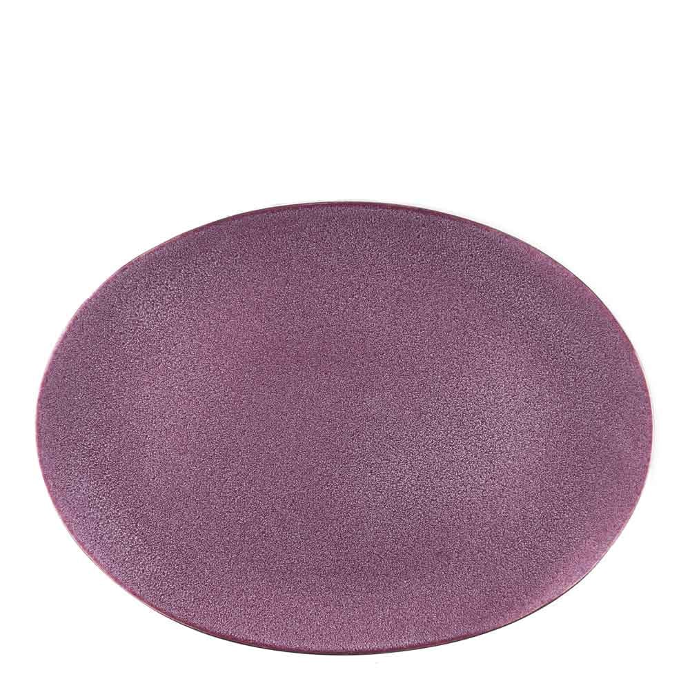 Fat Oval 45x34 cm Svart/Lila