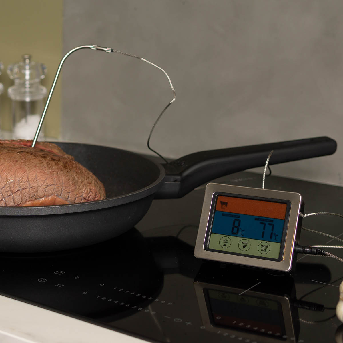 Basis Digital Stektermometer Stål