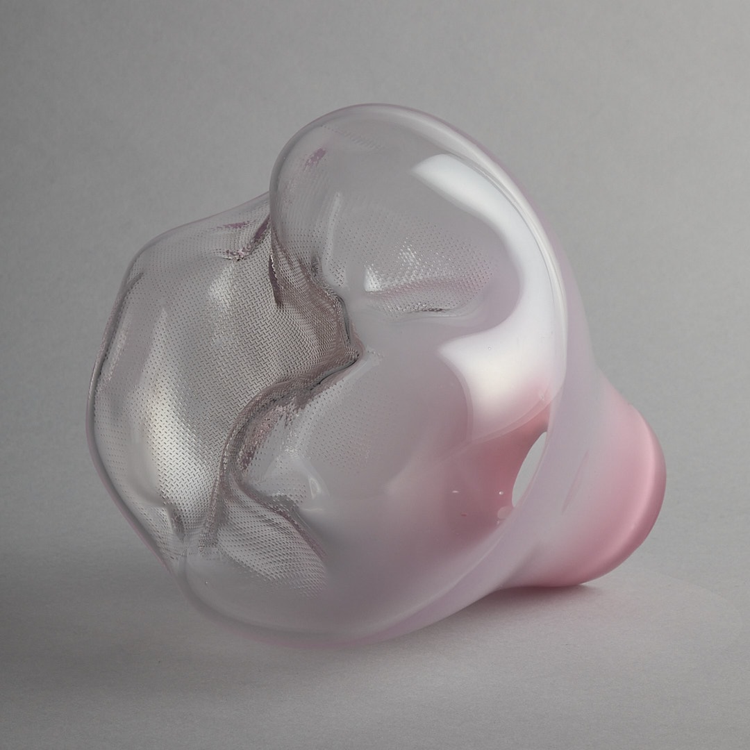 Tone Linghult Rosa Glasvas