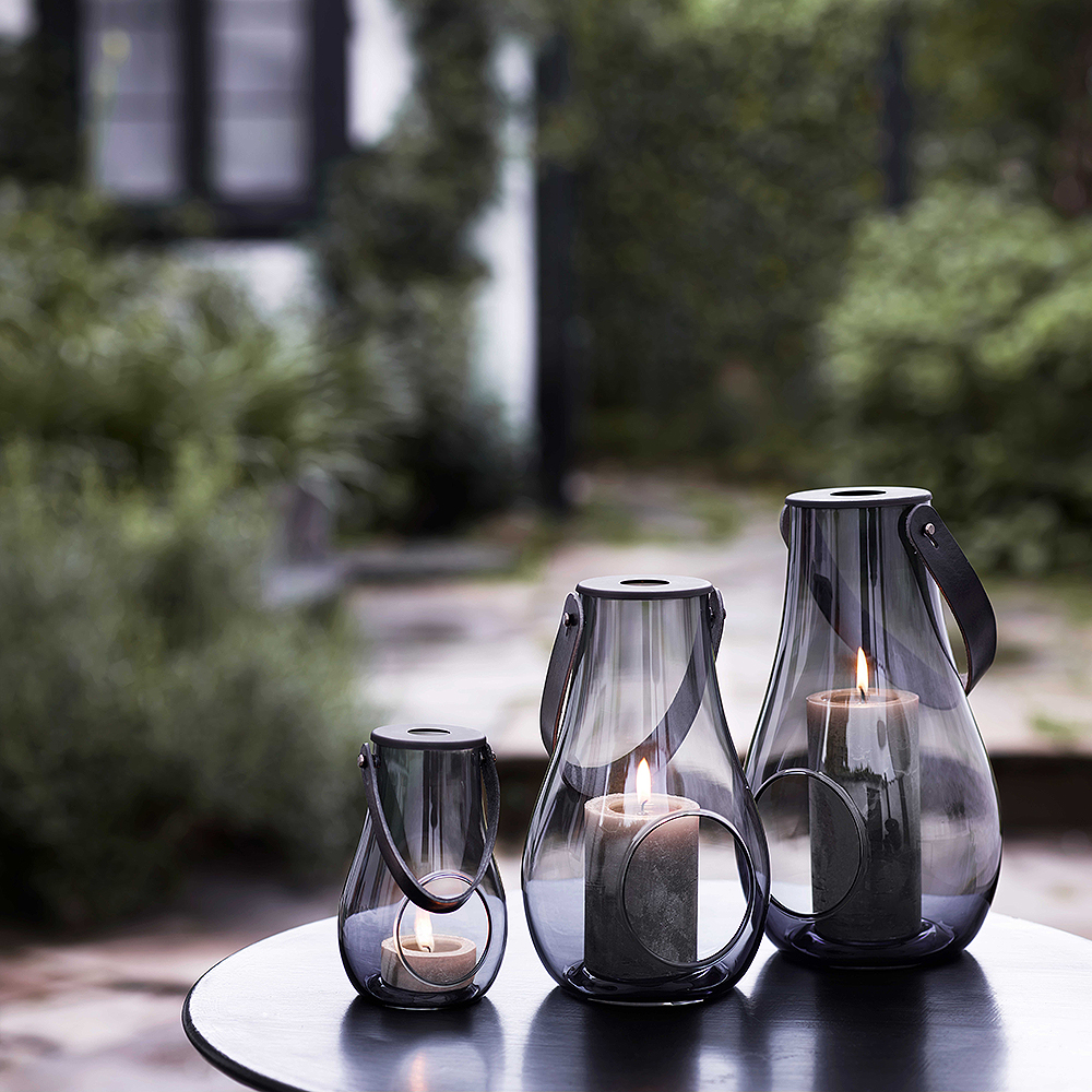 Design with Light Lanterna 16 cm Rökfärgad