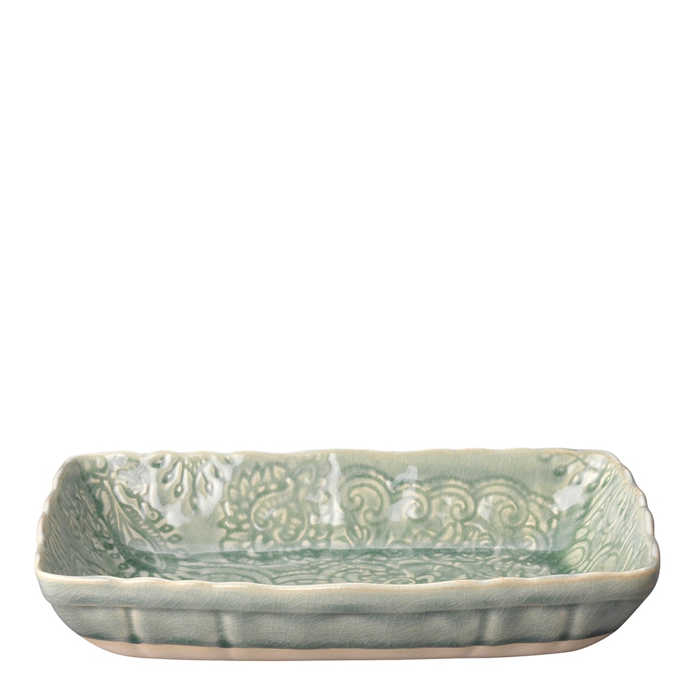 Arabesque Serveringsfat 23x15 cm Antique