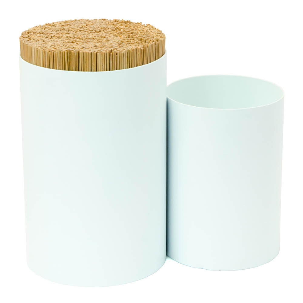 Knife & Spoon Knivblock rund 19,5 cm Vit