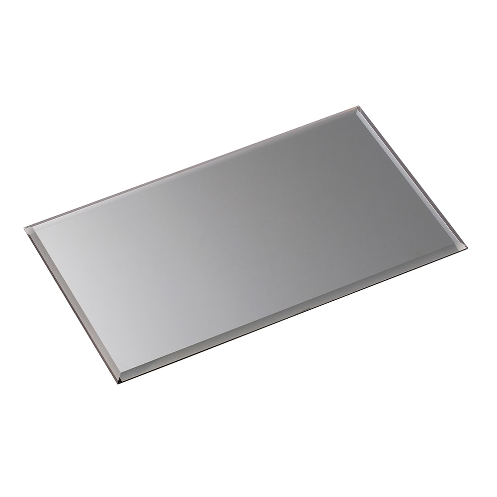 Stoff Nagel Glasbricka Rektangulär Rök/Svart