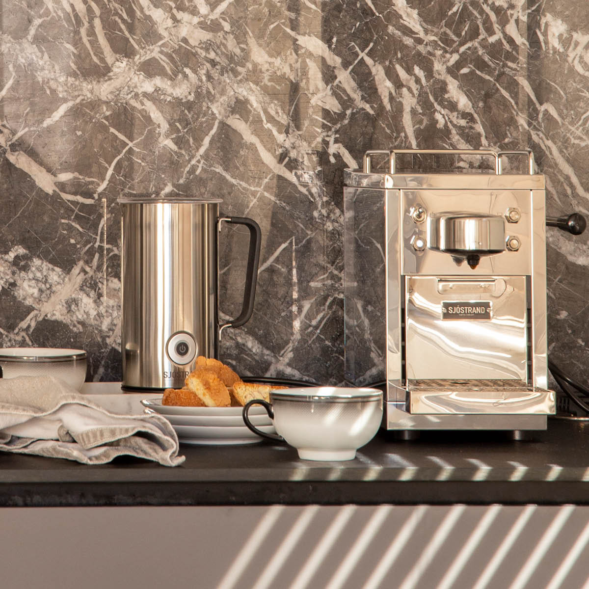 Espressomaskin f&ouml;r kapslar Rostfri