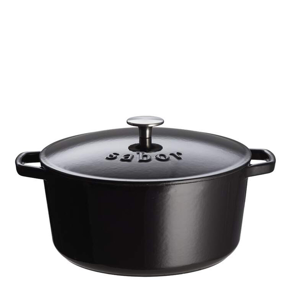 Sabor Gjutjärnsgryta 4,4 L Svart