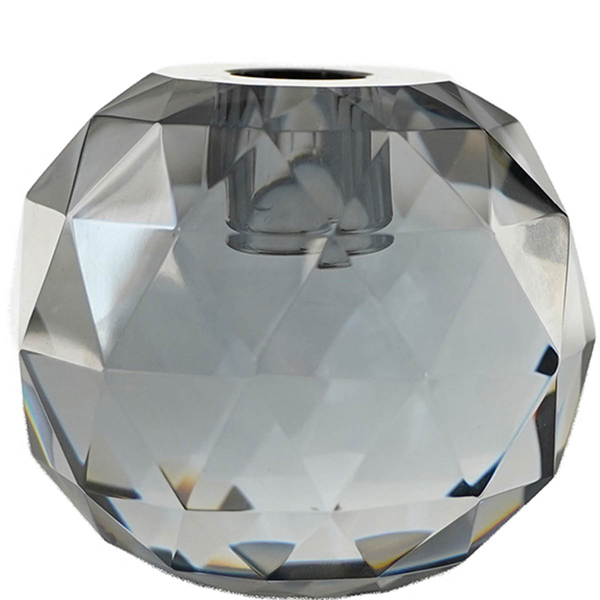 Vera Ljusstake 9,5x9,5 cm Koksgrå