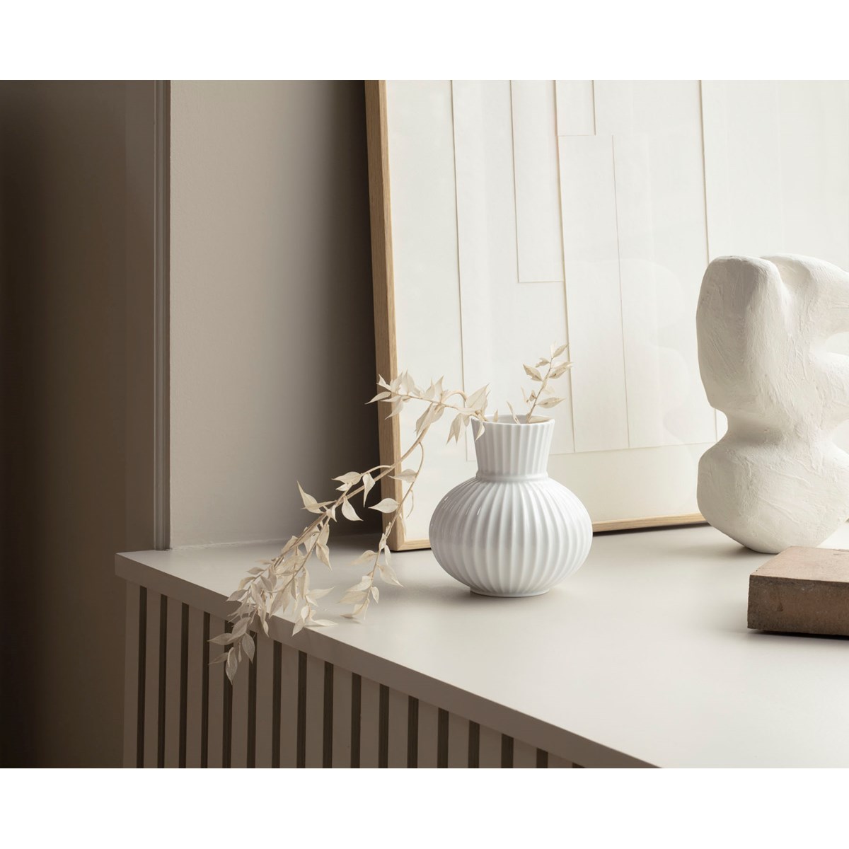 Lyngby Tura Vas 14.5 cm Vit