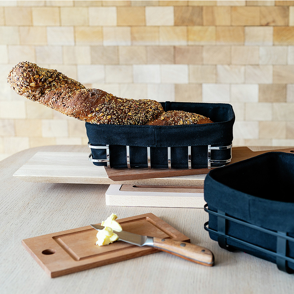 Vintri Brödkorg 25x18 cm Rostfri/Svart